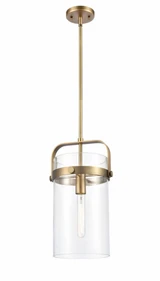 Pilaster 1 Light Stem Mini Pendant 17.13 Inch X8 Inch Wide by Innovations - 413-1SM-G413-1S-8
