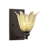 Edge 1 Light Wall Sconce 9 Inch Tall by Toltec - 1161-2099