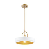 Odea 1 Light Pendant 9.25 Inch Tall and 14 Inch Wide by Designers Fountain - D295M-14P