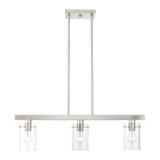 Munich 3 Light Modern Linear Chandelier by Livex - 46153