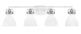 Easton 4 Light Vanity Light 35.5 Inch Length by Toltec - 1934-MBBN-4760