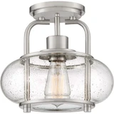 Trilogy 1 Light 10 Inch Wide Semi Flush Mount by Quoizel - TRG1710