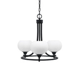 Paramount 3 Light Small Chandelier by Toltec 3403-7 - 3403-7