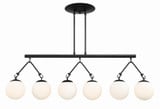 Orion 6 Light Small Linear Island Pendant by Craftmade - 50776