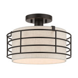 Blanchard 1 Light 12 Inch Wide Semi Flush Mount by Livex - 55117