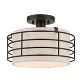 Blanchard 1 Light 12 Inch Wide Semi Flush Mount by Livex - 55117