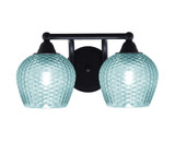 Paramount 2 Light Bath Bar 7.5 Inch Tall and 14.25 Inch Length by Toltec - 3422-BN-4602