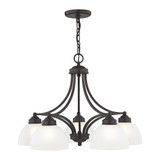 Somerset 5 Light Medium Chandelier by Livex - 4225