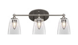 Capri 3 Light Vanity Light 21.25 Inch Length by Toltec - 5913-8752125