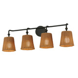 Baja 4 Light Bath Vanity 10.25 Inch Tall and 33.25 Inch Wide by Maxim - 21484