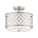 Sandy Hill 2 Light 11.88 Inch Wide Semi Flush Mount by Bailey Street Home - 218-BEL-614555