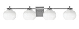 Franklin 4 Light Bath Bar 7.25 Inch Tall and 38.25 Inch Length by Toltec - 1214-725-3825