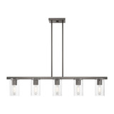 Birch Promenade 5 Light Minimalistic Linear Chandelier by BSH - 218-BEL-1219949