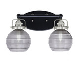 Easton 2 Light Vanity Light 15.75 Inch Length by Toltec - 1932-MBBR-5110
