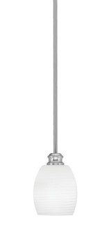Edge 1 Light Mini Stem Hung Pendant 7 Inch Tall by Toltec - 1151-5-7