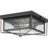 Barlowe 2 Light 11 Inch Wide Outdoor Flush Mount by Progress - P550069
