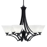 Zilo 6 Light Large Chandelier by Toltec 566-MB-302 - 566-MB-302