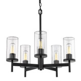 Winslett 5 Light Medium Chandelier by Golden - 7011-5