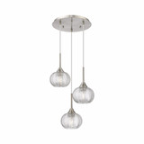 Berkshire 3 Light Cord Hung Pendant 21 Inch Tall by Innovations - 323-3P-G323-7
