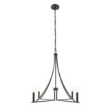 4 Light Large Chandelier by Meridian M100141 - M100141