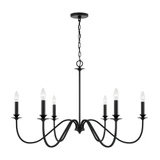 Weston 6 Light Oversized Chandelier by Austin Allen - AA1029MB