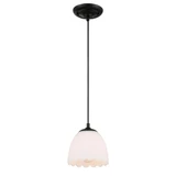Dorinda 1 Light Pendant 6.75 Inch Tall and 6.5 Inch Wide by Golden - 6954-M1L
