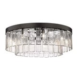 Ciara 9 Light 27 Inch Wide Semi Flush Mount by Golden - 1768-9SF