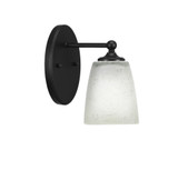 Capri 1 Light Steel Wall Sconce 8.25 Inch Tall by Toltec - 5911-8255