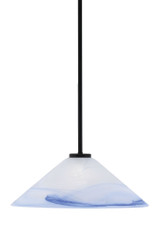 Sandia 1 Light Stem Mini Pendant 6.25 Inch Tall and 16 Inch Wide by Toltec - 6201-625-16