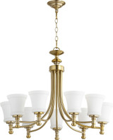 Transitional 9 Light Chandelier by BSH 183-BEL-2534885 - 183-BEL-2534885