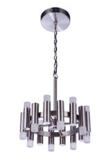 Simple Lux 16 Light Small Chandelier by Craftmade - 57516
