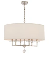 Paxton 6 Light Medium Chandelier by Crystorama - 8116