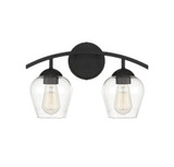 2 Light Vanity Light 16 Inch Wide by Meridian - M80031