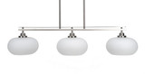 Odyssey 3 Light Oversized Linear Island Pendant 9 Inch Tall by Toltec - 2636-42-9-42