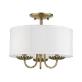 Crofters Mount 3 Light 13 Inch Wide Semi Flush Mount by Bailey Street Home - 218-BEL-1094664