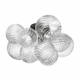 Charlize 3 Light 14.5 Inch Wide Flush Mount by Dainolite - CLZ-143FH