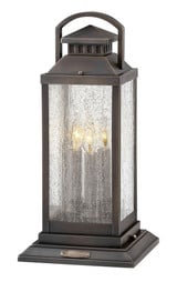 Revere 3 Light Medium Outdoor Pier Mount 9.75 x 20.25 Inches by Hinkley - 1187