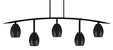 Kurve 5 Light Bar Island 14.25 x 51.25 Inch Length by Toltec 3745-GP-4769 - 3745-GP-4769
