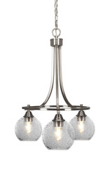 Paramount 3 Light Small Chandelier by Toltec 3413-1852475 - 3413-1852475