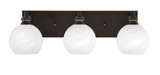 Edge 3 Light Vanity Light 24 Inch Length by Toltec - 1163-ES-4100