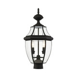 Monterey 2 Light Outdoor Post Top Lantern 10.5 x 21 Inches by Livex - 2254