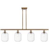Preston 4 Light Stem Hung Island 12.25 Inch and 48 Inch Wide by Innovations - 516-4I-G460-7