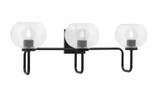 Sandia 3 Light Bath Vanity 10 Inch Tall and 28 Inch Length by Toltec - 6223-10-28