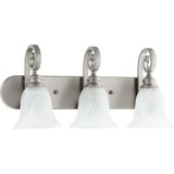 Bryant 3 Light Vanity Light 23.25 Inch Tall by Quorum - 5154-3
