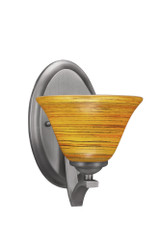 Zilo 1 Light Steel Wall Sconce 7 Inch Wide by Toltec - 551-7-95-
