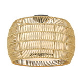 Everly 4 Light 19 Inch Wide Semi Flush Mount by Golden - 6805-4SF