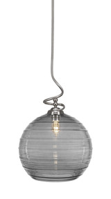 Capri 1 Light Medium Stem Pendant 22.5 Inch Tall by Toltec - 900-14225