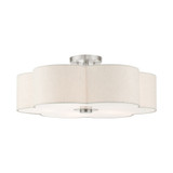 Solstice 5 Light 22 Inch Wide Semi Flush Mount by Livex - 58068