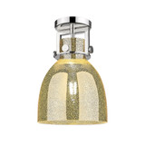 Newton Bell 1 Light Flush Mount 12.5 Inch Tall X 8 Inch Wide by Innovations - 411-1F-G412-8_P