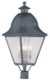 Amwell 2 Light Small Outdoor Pendant by Livex - 2546